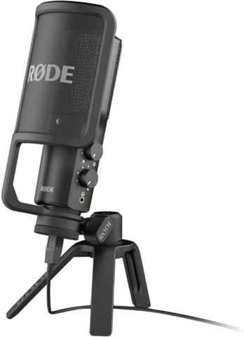 Rode NT-USB+ USB Microphone + Pop Shield, Ringmount and Tripod, B